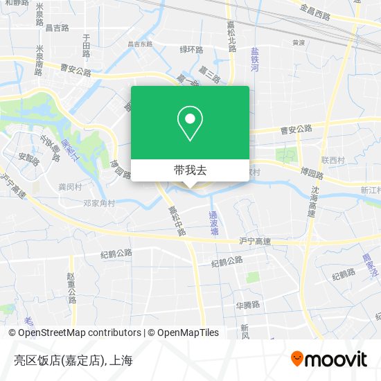 亮区饭店(嘉定店)地图