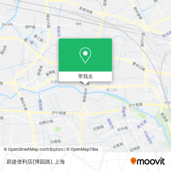 易捷便利店(博园路)地图