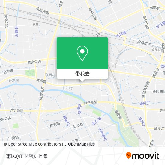 惠民(红卫店)地图