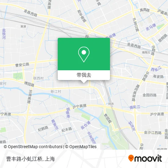 曹丰路小虬江桥地图