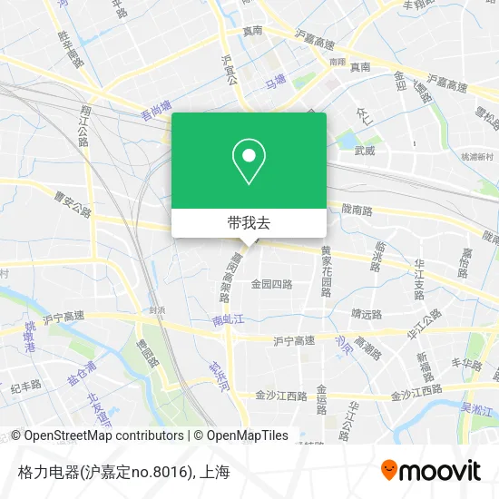 格力电器(沪嘉定no.8016)地图