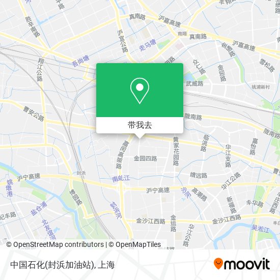 中国石化(封浜加油站)地图