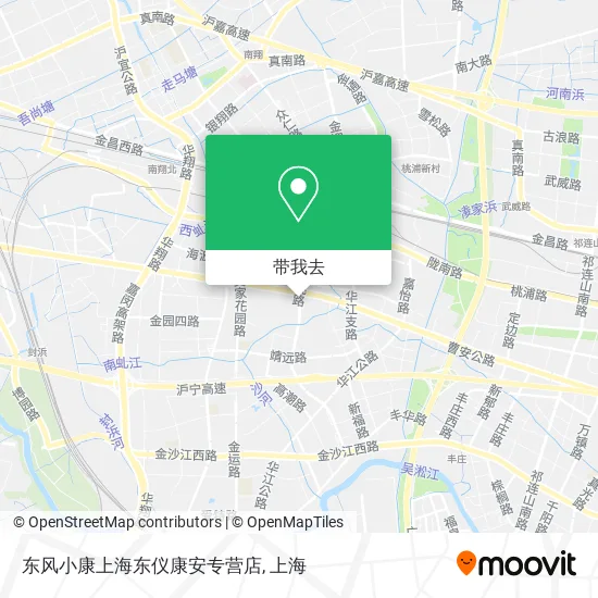 东风小康上海东仪康安专营店地图