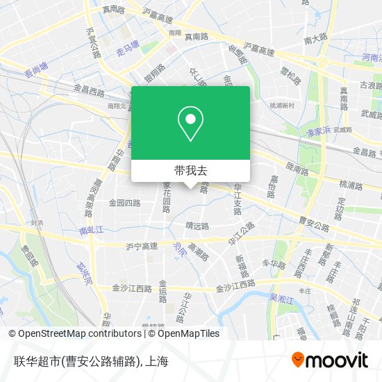 联华超市(曹安公路辅路)地图