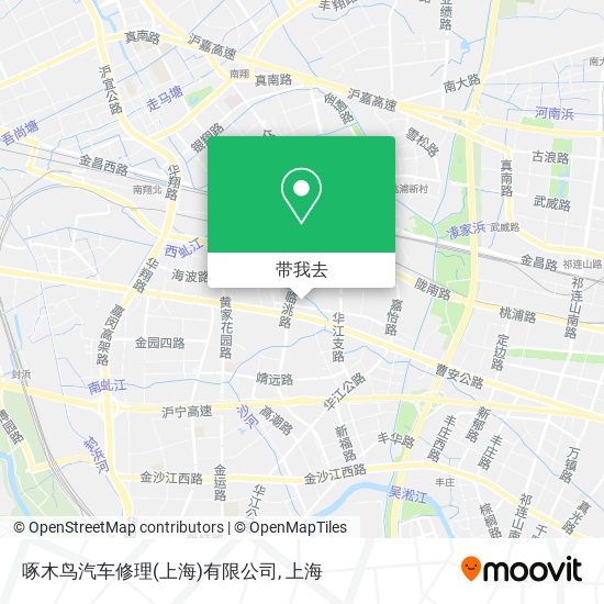 啄木鸟汽车修理(上海)有限公司地图
