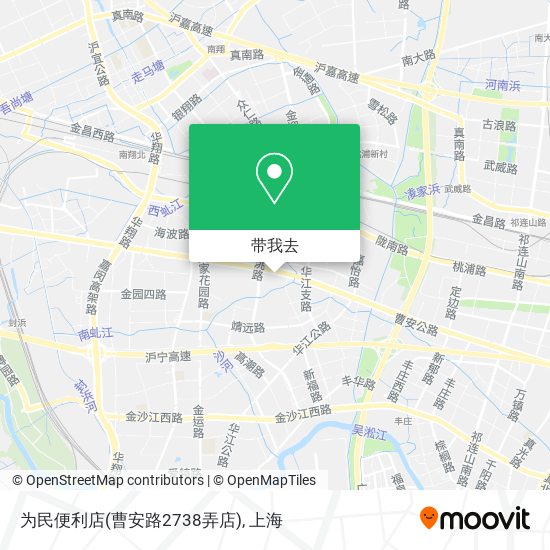 为民便利店(曹安路2738弄店)地图