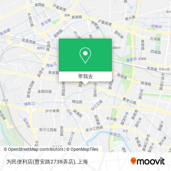 为民便利店(曹安路2738弄店)地图