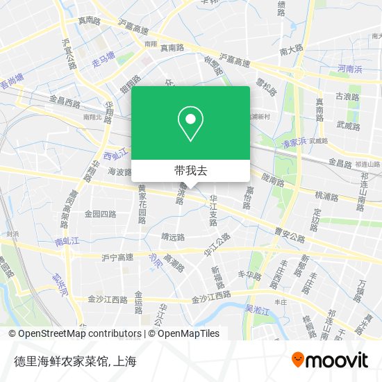 德里海鲜农家菜馆地图