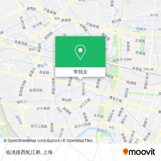 临洮路西虬江桥地图