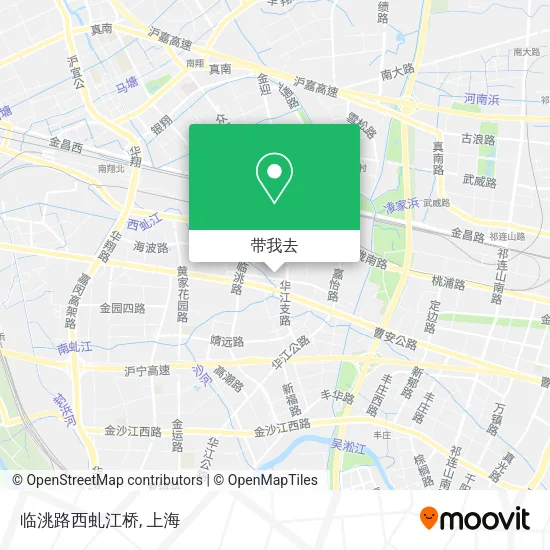 临洮路西虬江桥地图