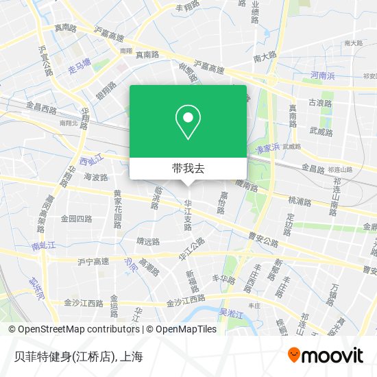 贝菲特健身(江桥店)地图