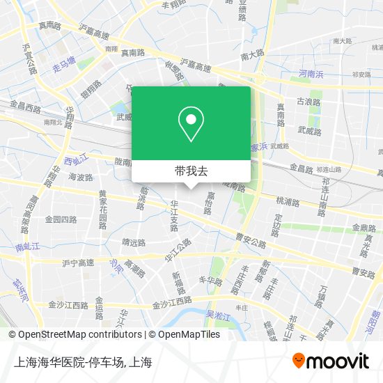 上海海华医院-停车场地图