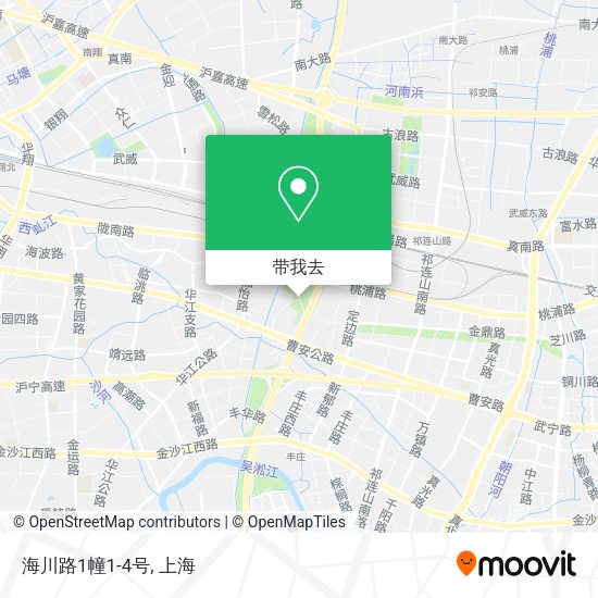 海川路1幢1-4号地图