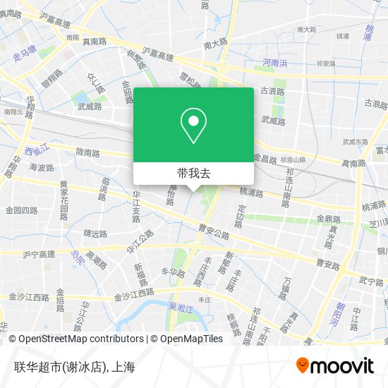 联华超市(谢冰店)地图