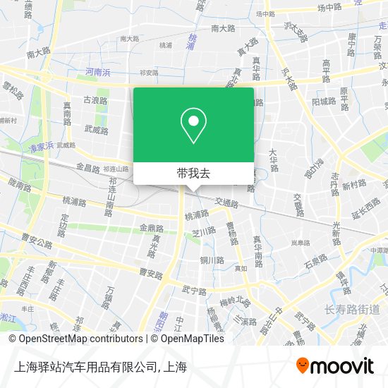 上海驿站汽车用品有限公司地图