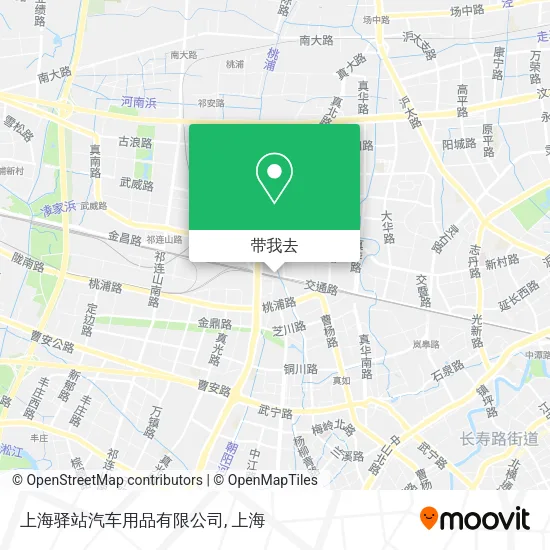 上海驿站汽车用品有限公司地图
