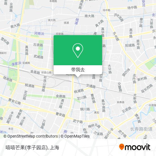 嘻嘻芒果(李子园店)地图