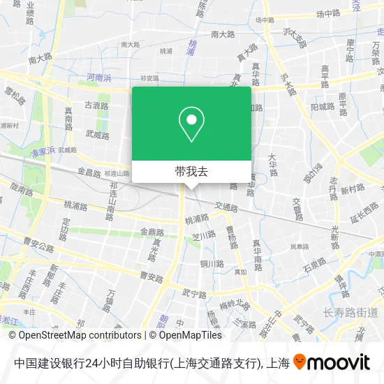 中国建设银行24小时自助银行(上海交通路支行)地图