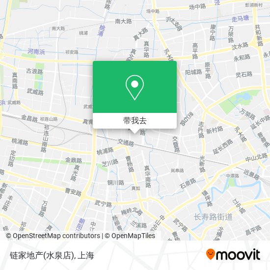 链家地产(水泉店)地图