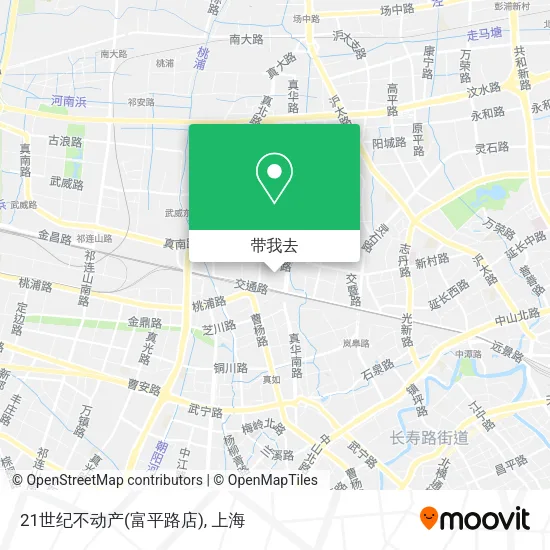21世纪不动产(富平路店)地图