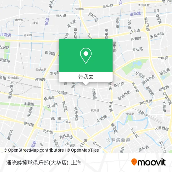 潘晓婷撞球俱乐部(大华店)地图