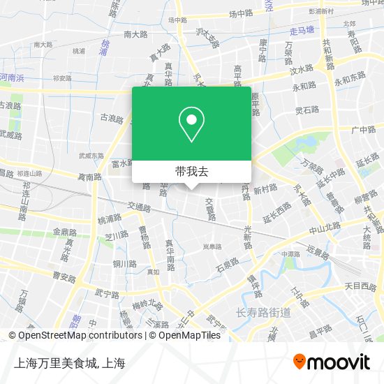 上海万里美食城地图