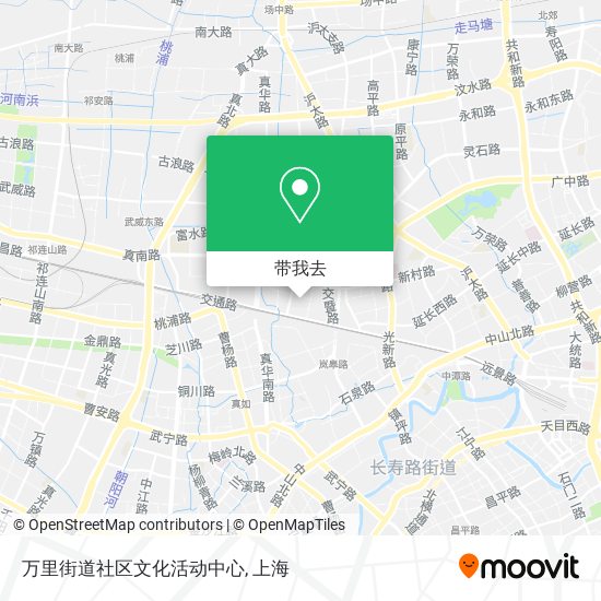 万里街道社区文化活动中心地图