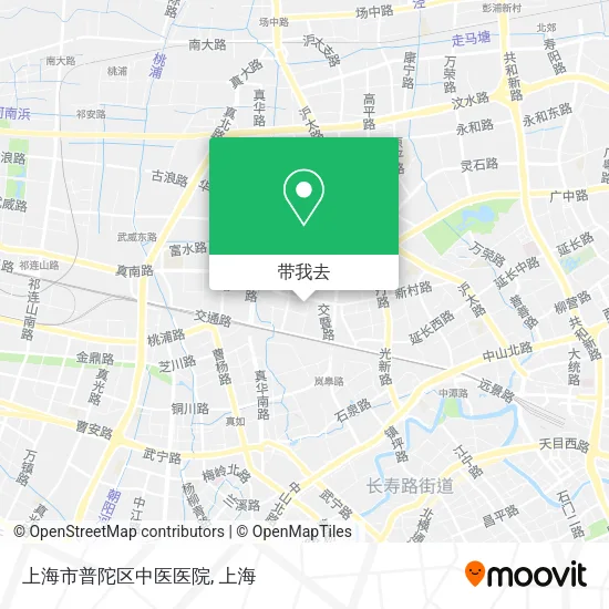 上海市普陀区中医医院地图
