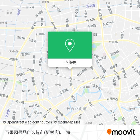 百果园果品自选超市(新村店)地图