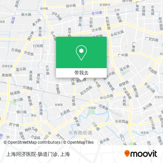 上海同济医院-肠道门诊地图