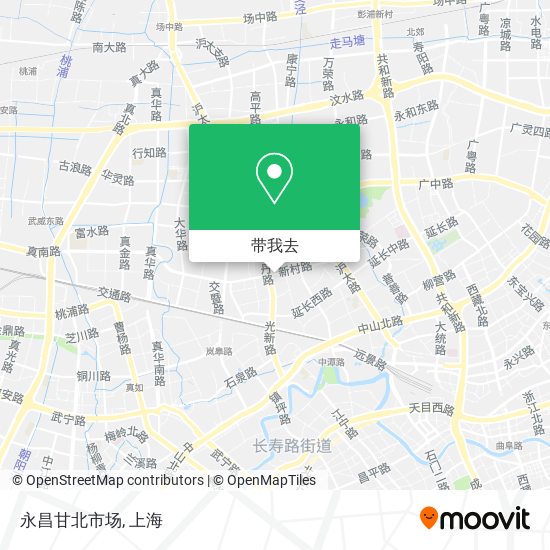 永昌甘北市场地图