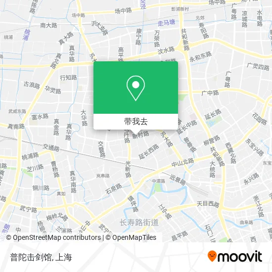 普陀击剑馆地图