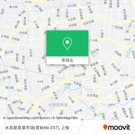 永昌新泉菜市场(普标No.037)地图