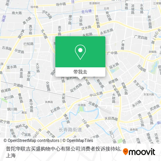 普陀华联吉买盛购物中心有限公司消费者投诉接待站地图