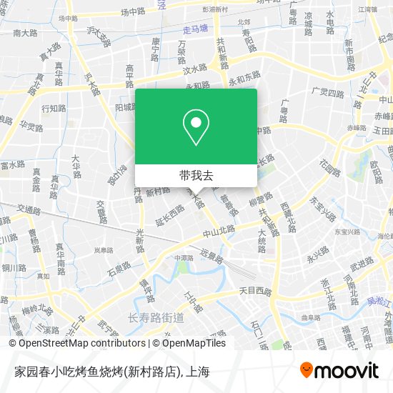 家园春小吃烤鱼烧烤(新村路店)地图