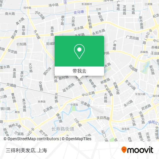 三得利美发店地图