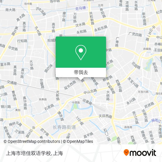 上海市培佳双语学校地图