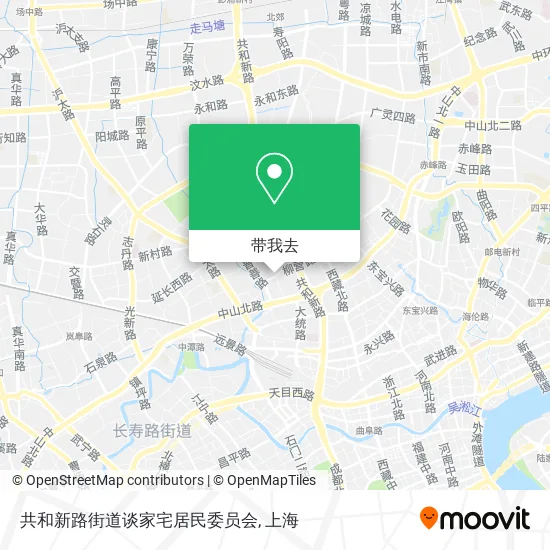 共和新路街道谈家宅居民委员会地图