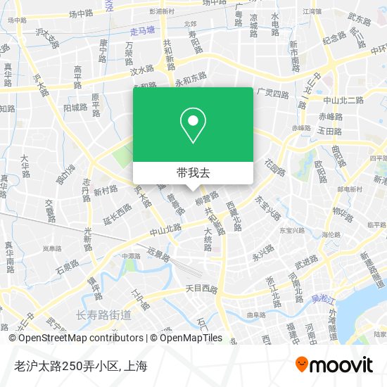 老沪太路250弄小区地图
