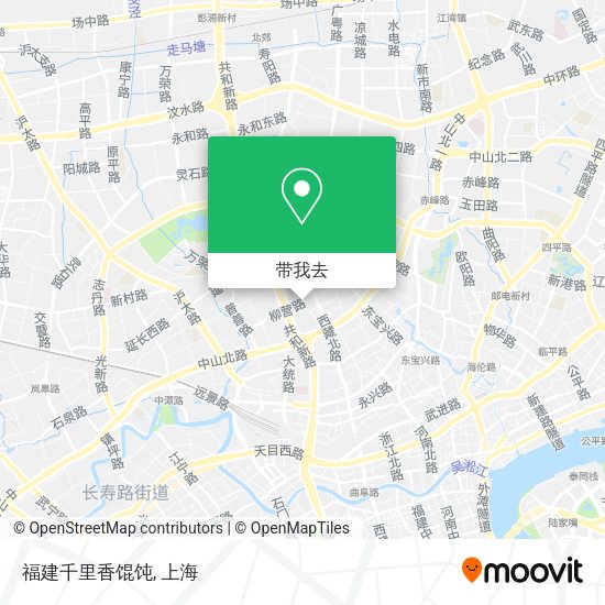 福建千里香馄饨地图