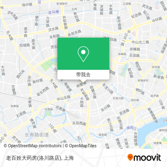 老百姓大药房(洛川路店)地图