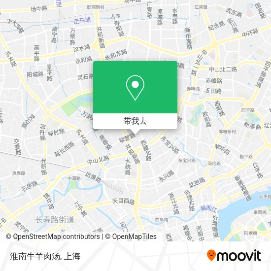 淮南牛羊肉汤地图