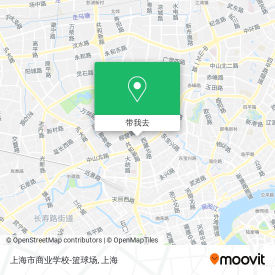 上海市商业学校-篮球场地图