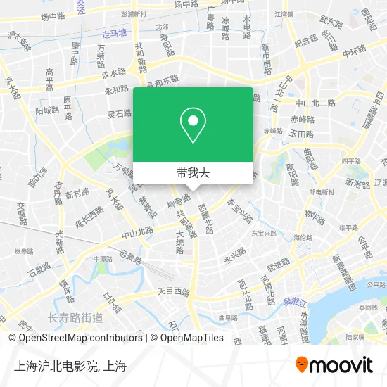 上海沪北电影院地图