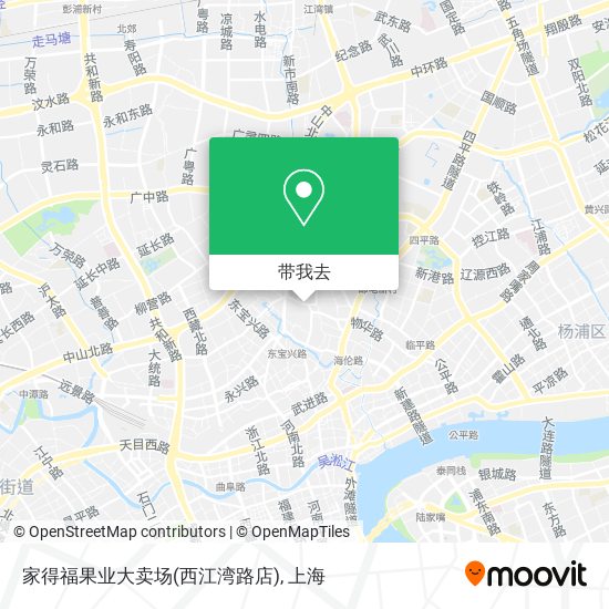 家得福果业大卖场(西江湾路店)地图