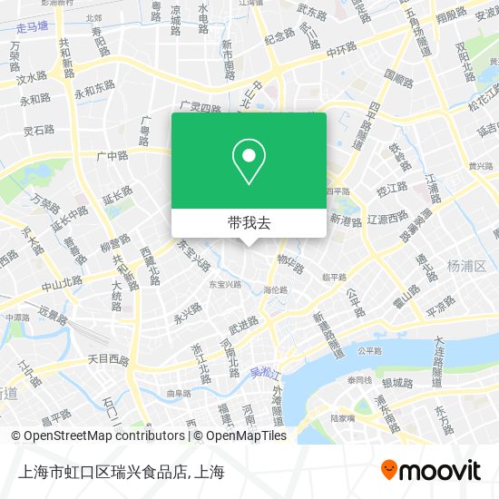 上海市虹口区瑞兴食品店地图