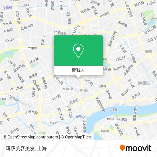 玛萨美容美发地图