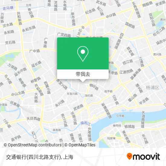 交通银行(四川北路支行)地图