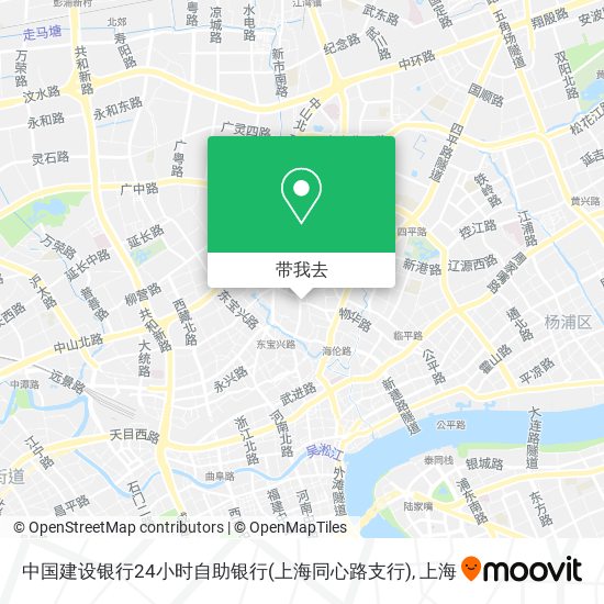 中国建设银行24小时自助银行(上海同心路支行)地图