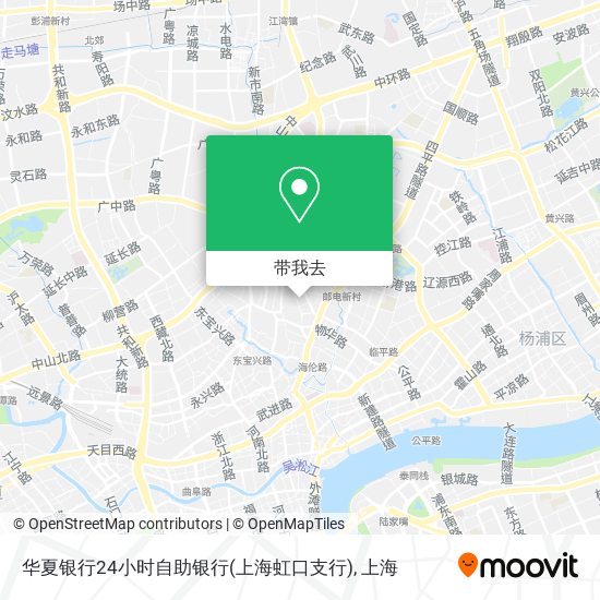 华夏银行24小时自助银行(上海虹口支行)地图